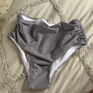 High waisted bikini bottoms